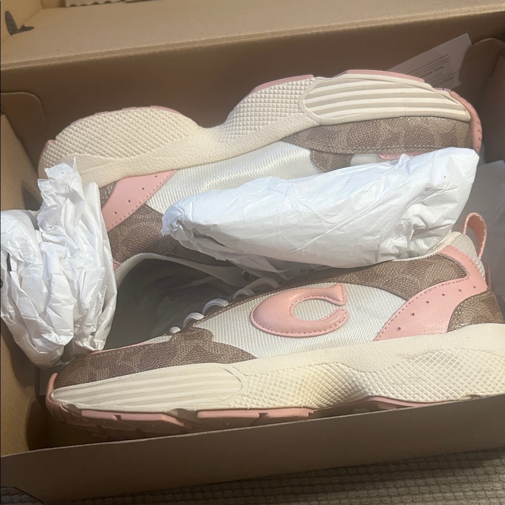 Coach Brown Shoe Box - Picture 2 of 4